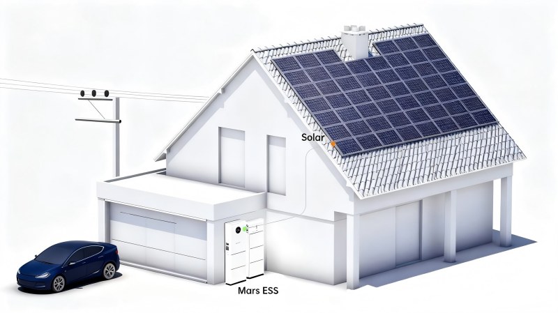 So koppeln Sie Wohnenergiespeicher mit Dachsolarhalterungen für Heimenergiesysteme