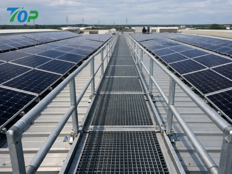 Die Bedeutung von Solargehwegsystemen für die Sicherheit von gewerblichen und industriellen Dächern