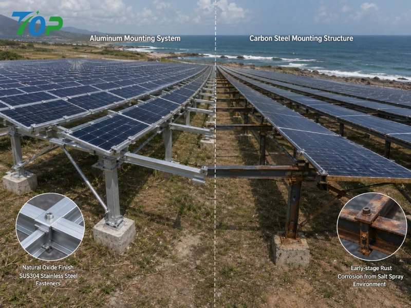 Aluminium vs. Kohlenstoffstahl: Welches Solarmontagesystem ist besser für Küstenumgebungen?