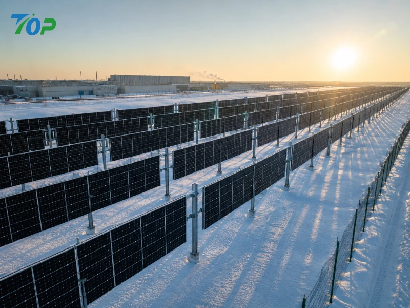 Vertikale Solarenergie in schneereichen Regionen: Technische Vorteile vertikaler PV-Systeme unter winterlichen Bedingungen
