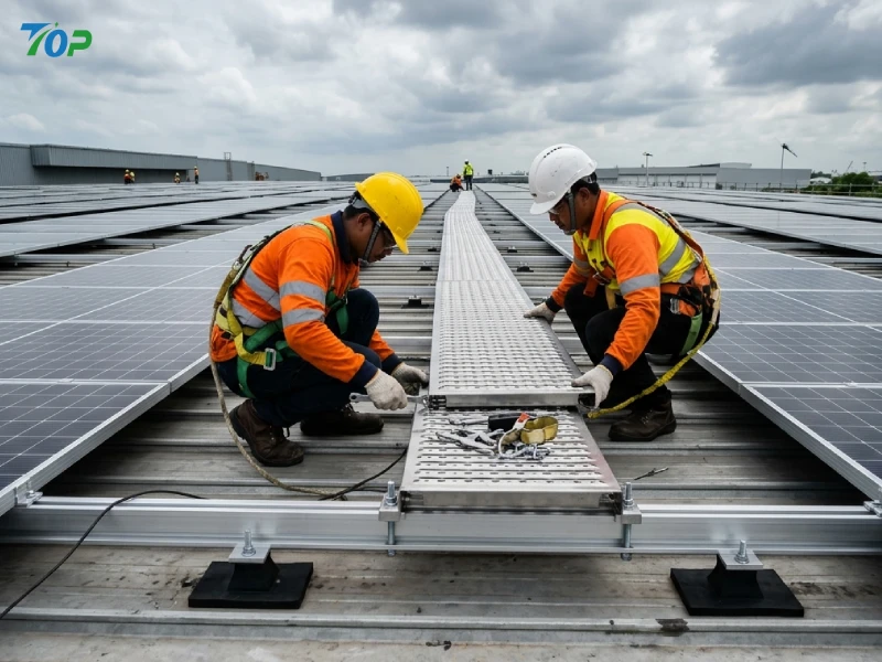 Industrielle Wartungswege für Fabrikdächer: Compliance-Standards, strukturelle Sicherheit und Leitfaden für solarkompatibles EPC-Design