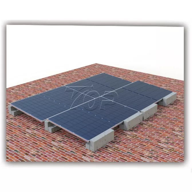 Ballast-Flachdach-Solarmontagesystem