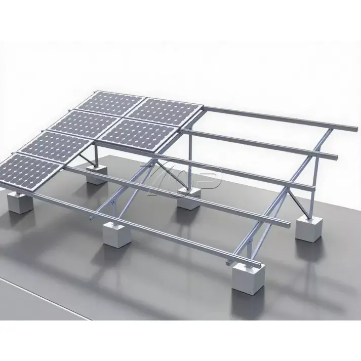 Betonfundament, Solarmontage, Boden-PV-Unterstützung
