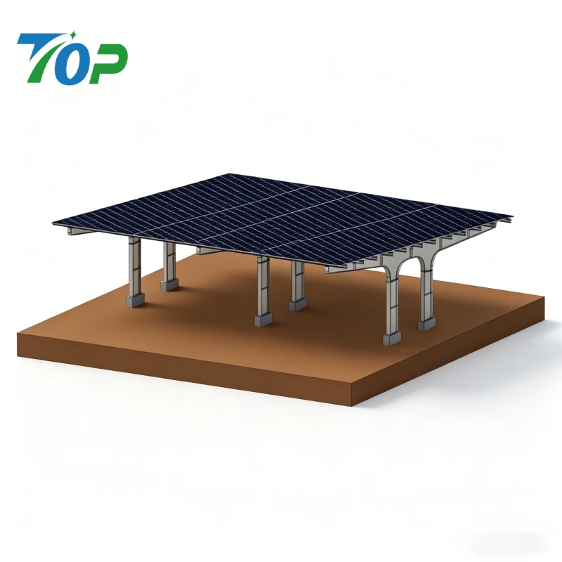 Feuerverzinktes Solarpark-Carport-Montagesystem