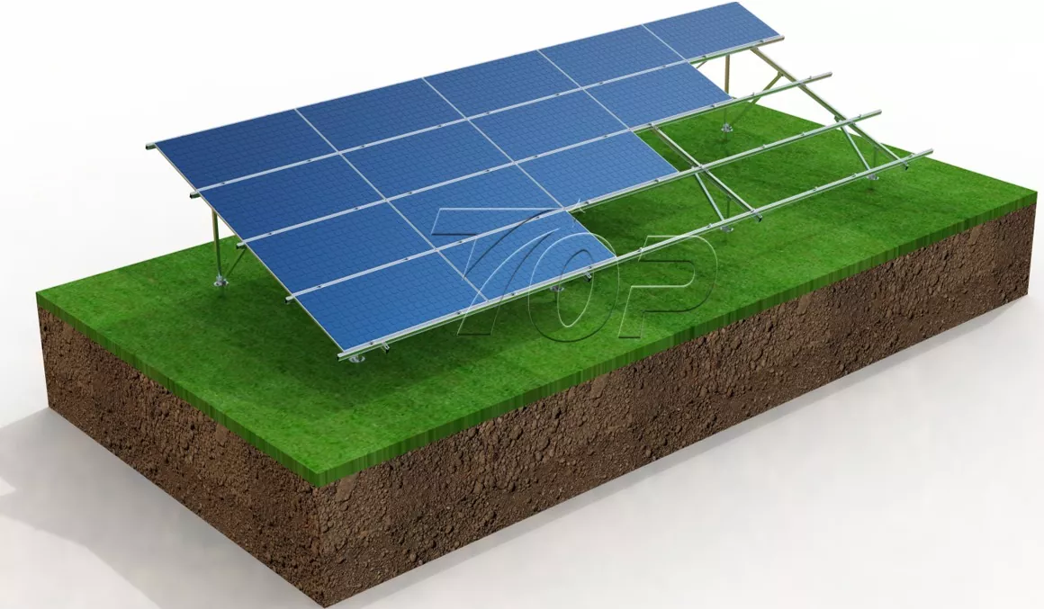 Aluminum Ground Solar Mounting System