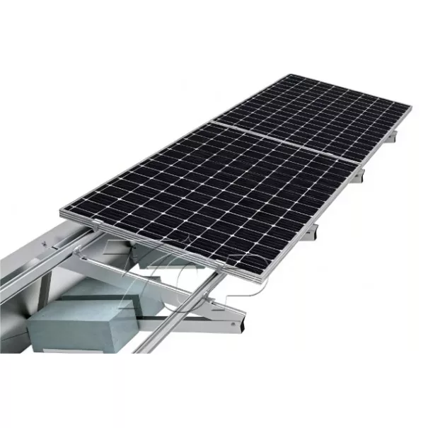 Durchdringungsfreie Solarballasthalterung für Flachdächer