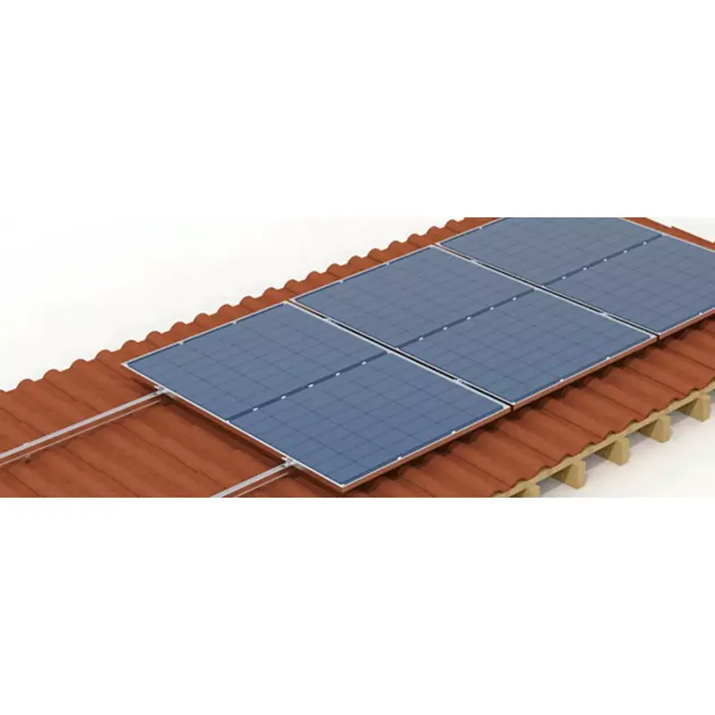 Solarpanel-Dachträgermontage