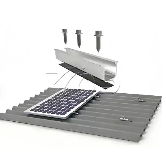 U-förmiges Mini-Schienen-Solarmontagesystem